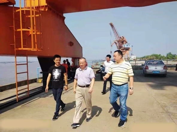 涂晓平到绿色航运阳逻基地调研