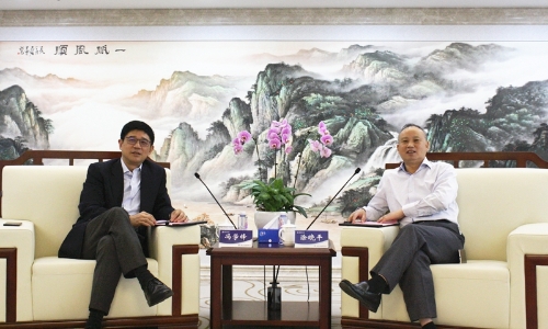 涂晓平会见招商永隆银行冯学锋一行