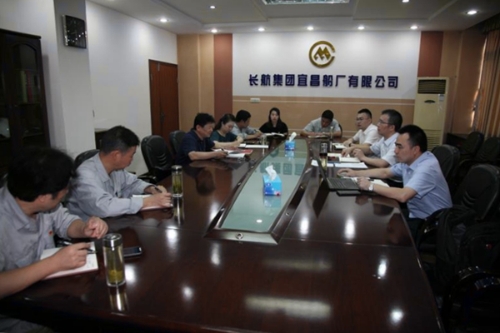 不忘初心、牢记使命┃姜庆华在宜昌船厂调研并讲授专题党课