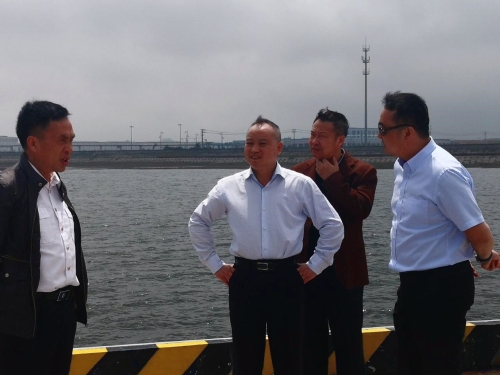 长航集团涂晓平总经理到南通检查绿色航运南通基地并考察通州湾