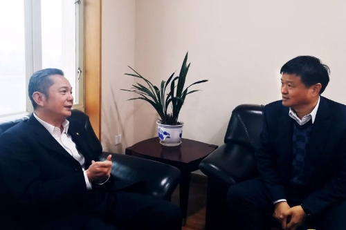 张锐、涂晓平会见龙信集团董事长陈祖新一行