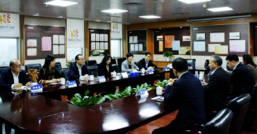 涂晓平会见招商银行总行战略客户六部总经理陈慧、招商银行重庆分行副行长何东壕一行