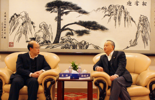 涂晓平会见宜昌市点军区区委书记宋涛