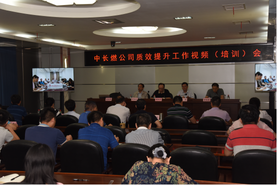 【质效提升进行时·动态】中长燃公司召开质效提升工作视频培训会