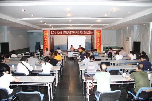 武汉公司召开2018年风险管理与内部控制工作培训会